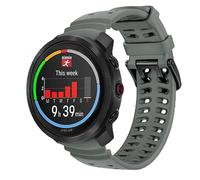 GIOPUEY Strap Compatible with Polar Vantage M3, Soft Silicone Watch Strap, Classic Fashion Design - Grey