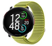 GIOPUEY Strap Compatible with Polar Vantage V3, Outdoor Sports Flexible Nylon Braided Sport Loop Strap Replacement Band - Green