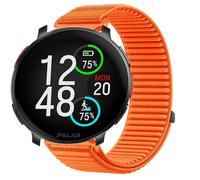 GIOPUEY Strap Compatible with Polar Vantage V3, Outdoor Sports Flexible Nylon Braided Sport Loop Strap Replacement Band - Orange