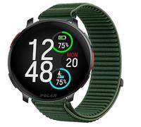 GIOPUEY Strap Compatible with Polar Vantage V3, Outdoor Sports Flexible Nylon Braided Sport Loop Strap Replacement Band - DarkGreen
