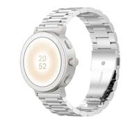 GIOPUEY Strap Compatible with Realme Watch S5, stainless steel Watch Strap Replacement [Wear-resistant] [light] - silver
