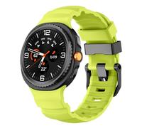 GIOPUEY Strap Compatible with Samsung Watch 8/8 Classic 46 mm/40mm/44mm, Soft silicone Watch Strap Replacement [Wear-resistant] [breathable] - lime colored