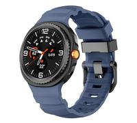 GIOPUEY Strap Compatible with Samsung Watch 8/8 Classic 46 mm/40mm/44mm, Soft silicone Watch Strap Replacement [Wear-resistant] [breathable] - dark blue