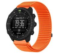 GIOPUEY Strap Compatible with Suunto Core 2, Outdoor Sports Flexible Nylon Braided Sport Loop Strap Replacement Band - Orange