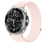 GIOPUEY Strap Compatible with SUUNTO Nautic S/Vertical 2/Race/RaceS/Race2/Run/Ocean, Flexible Nylon Braided Strap Replacement [Unisex] - Pink