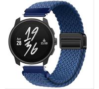 GIOPUEY Strap Compatible with SUUNTO RACE S 45mm, Flexible Nylon Braided Strap, Strap Replacement [Unisex] - Blue