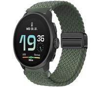 GIOPUEY Strap Compatible with SUUNTO RACE S 45mm, Flexible Nylon Braided Strap, Strap Replacement [Unisex] - Green