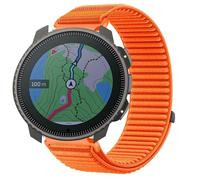 GIOPUEY Strap Compatible with SUUNTO Vertical, Outdoor Sports Flexible Nylon Braided Sport Loop Strap Replacement Band - Orange