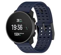 GIOPUEY Strap Compatible with SUUNTO Vertical/Race/Race S/5 Peak/9 Peak/9 Peak Pro, Soft silicone Watch Strap Replacement [Wear-resistant] [breathable] - midnight blue