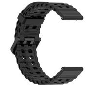 GIOPUEY Strap Compatible with TicWatch Atlas/TicWatch Pro 5/Pro 5 Enduro, Soft silicone Watch Strap Replacement [Wear-resistant] [breathable] - Black
