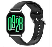 GIOPUEY Strap Compatible with Xiaomi Redmi Watch 5 Active/5 Lite, Soft silicone Watch Strap, Strap Replacement [Wear-resistant] [breathable] - Black