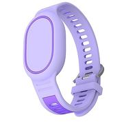 GIOPUEY Strap Compatible with Xiaomi Tag, Soft silicone Watch Strap Replacement [Wear-resistant] [breathable] - purple