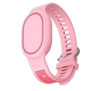 GIOPUEY Strap Compatible with Xiaomi Tag, Soft silicone Watch Strap Replacement [Wear-resistant] [breathable] - pink