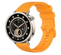 GIOPUEY Strap Compatible with Xiaomi Watch S4 41mm, Soft silicone Watch Strap Replacement [Wear-resistant] [breathable] - Yellow