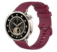 GIOPUEY Strap Compatible with Xiaomi Watch S4 41mm, Soft silicone Watch Strap Replacement [Wear-resistant] [breathable] - Dark Red
