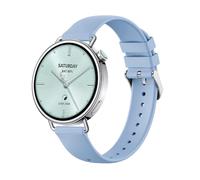 GIOPUEY Strap Compatible with Xiaomi Watch S4 41mm, Soft silicone Watch Strap Replacement [Wear-resistant] [breathable] - sky blue