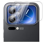 GIOPUEY Tempered Glass Compatible with Xiaomi 17 Pro Max, 2 Pack Screen Protector + 2 Pack Camera Protector, 9H, No bubbles, Scratch Resistant (Transparent)