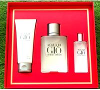 Giorgio Armani Acqua di Gio Men’s Gift Set - 50ml EDT + 15ml EDT + Shower Gel