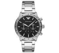 GIORGIO ARMANI AR11241 MEN'S BLACK STAINLESS STEEL , CASE DIAMETER 43 MM