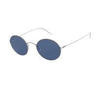 Giorgio Armani Man Sunglass AR6115T - Frame color: Grey, Lens color: Dark Blue