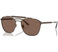 Giorgio Armani Man Sunglass AR6149 - Frame color: Matte Bronze, Lens color: Dark Brown