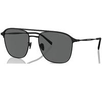 Giorgio Armani Man AR6154 300187 Sunglasses Steel Black Grey Squared Normal