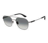 Giorgio Armani AR6178 300371 Man Sunglasses Metal Grey Grey Squared Normal Shaded
