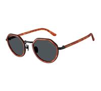 Giorgio Armani AR6181 6404R5 Man Sunglasses Metal Brown Blue Round Normal