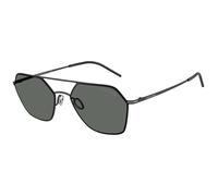 Giorgio Armani Man Sunglass AR6185 - Frame color: Matte Black, Lens color: Dark Grey