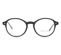 Brushed Black Eyewear Frames Frames OF Life- female- Giorgio Armani- Glasses- Black- 49 MM- Accessories 49 MM