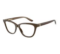 Giorgio Armani AR7263 5957 Woman Optical frames Acetate Brown Transparent Cat Eye Normal