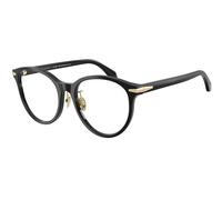 Giorgio Armani AR7279F Asian Fit Women's Glasses, Black, Size 52