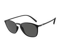 Giorgio Armani Man AR8186U 504287 Sunglasses Plastic Black Grey Squared Normal