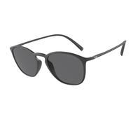 Giorgio Armani AR8186U 506081 Man Sunglasses Nylon Grey Grey Squared Polarized
