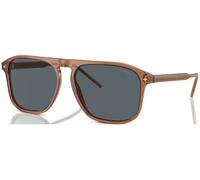 Giorgio Armani Man AR8212 5932R5 Sunglasses Acetate Brown Blue Squared Normal