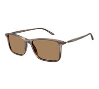 Giorgio Armani AR8218 6167M4 Man Sunglasses Acetate Brown Brown Squared Photochromatic