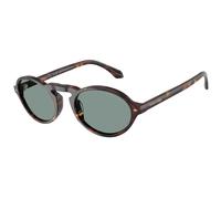 Giorgio Armani AR8219U 587956 Man Sunglasses Acetate Turtle Grey Round Normal