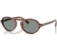 Giorgio Armani Man AR8219U 616256 Sunglasses Acetate Turtle Blue Round Normal