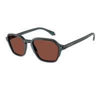Giorgio Armani AR8220 6171C5 Man Sunglasses Acetate Grey Red Squared Normal