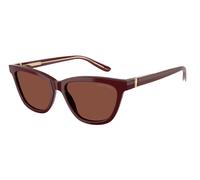 Giorgio Armani AR8221 5955C5 Woman Sunglasses Acetate Red Red Cat Eye Normal