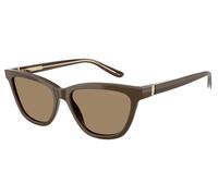 Giorgio Armani AR8221F Asian Fit 595753 Womenâs Sunglasses Brown Size 55