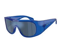 Giorgio Armani AR8222U 619255 Man Sunglasses Acetate Blue Blue Squared Mirrored
