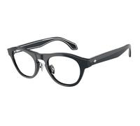 Giorgio Armani AR8225 61571W Man Sunglasses Acetate Blue Transparent Round Normal