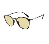 Giorgio Armani AR8233U 6239M4 Man Sunglasses Injected Brown Brown Pantos Photochromatic