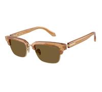 Giorgio Armani Man Sunglass AR8243 - Frame color: Yellow Havana, Lens color: Dark Brown