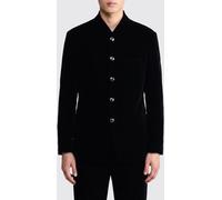 Giorgio Armani Breasted Black Velvet Ceremony Blazer - Size: 50 - male