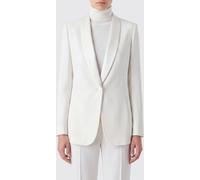 Giorgio Armani Breasted Silk Tuxedo Blazer with Shawl Collar - Size: 44 - female