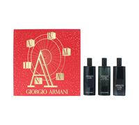 Giorgio Armani Code 3x 15ml Travel Spray for Men Gift Set