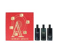 Giorgio Armani Code Pour Homme 3 Piece Gift Set: Eau De Toilette 15ml - Eau De Parfum 15ml - Parfum 15ml