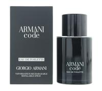 Giorgio Armani Code Pour Homme Eau de Toilette 50ml Refillable Spray for Him